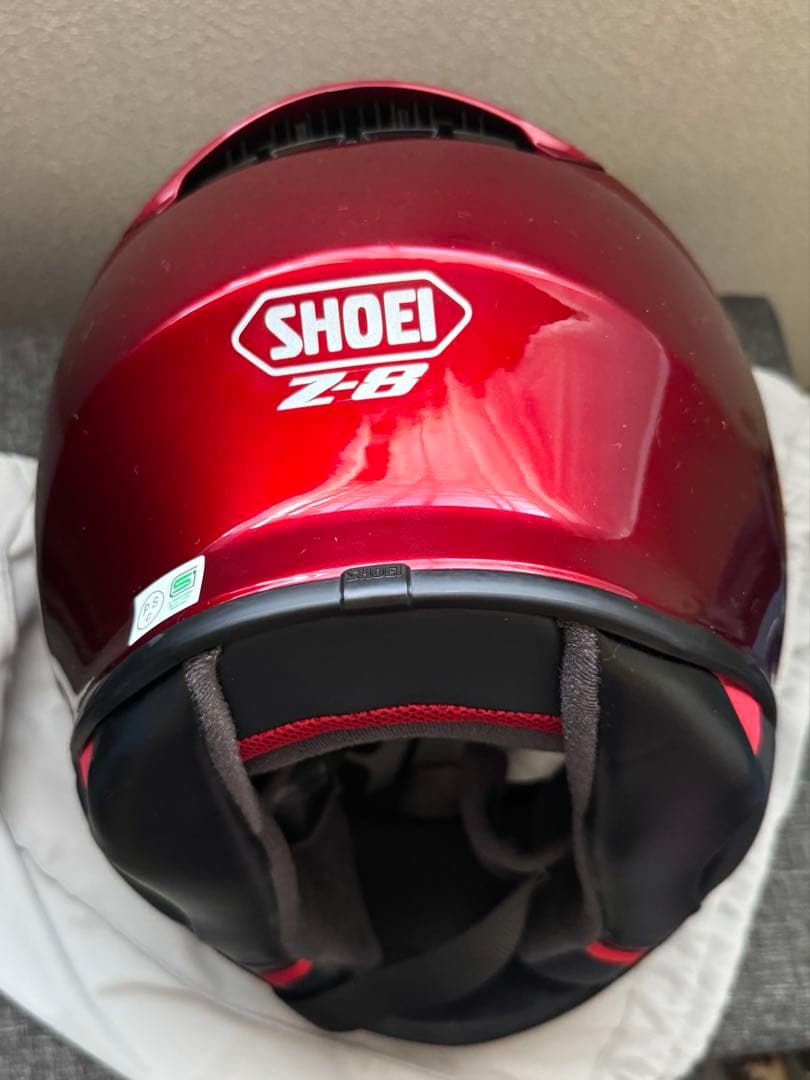 SHOEI フルフェイスヘルメット Z-8 ワインレッド　Lサイズ