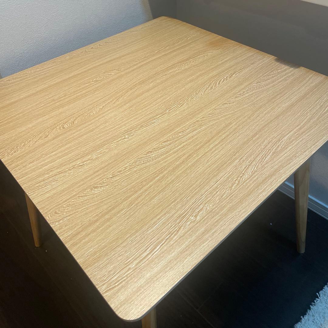ダイニングテーブル　木製　2人用