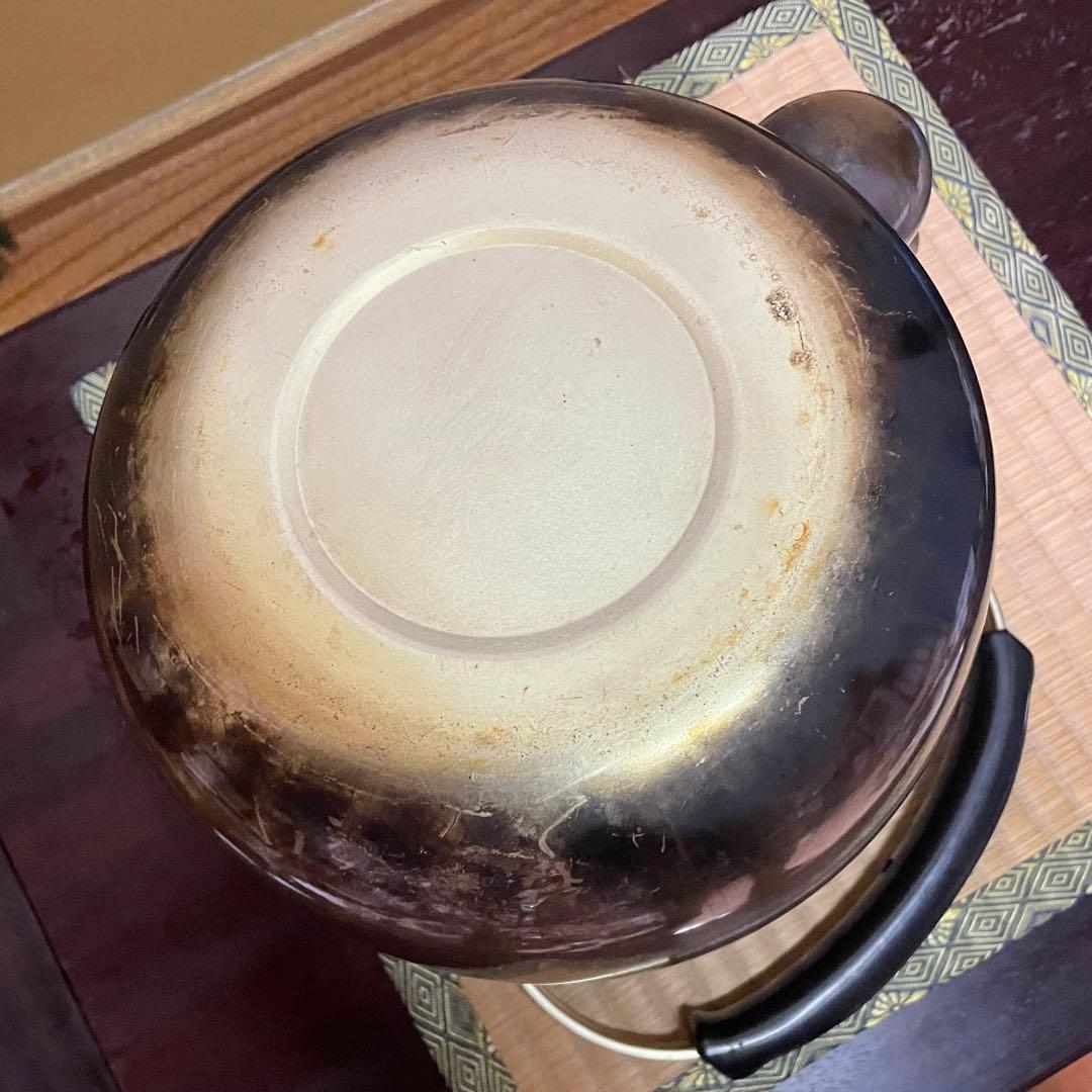 【昭和レトロ】アカオ やかん しゅう酸メッキ 5L ケトル 湯沸かし ビンテージ