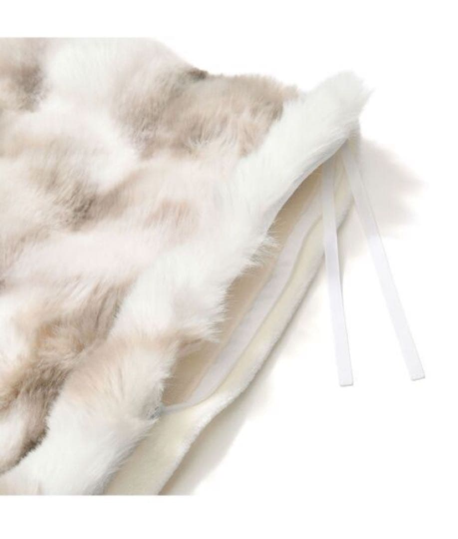 ☆★☆Francfranc WARMY ポコモコファー掛け布団カバーダブル☆★☆