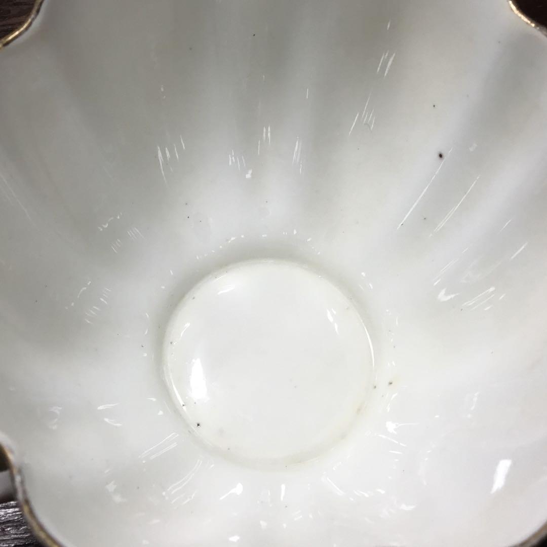 ワイルマン②◆ トリオ ◆レア ピンク シェリー デイジーシェイプ ティーカップ