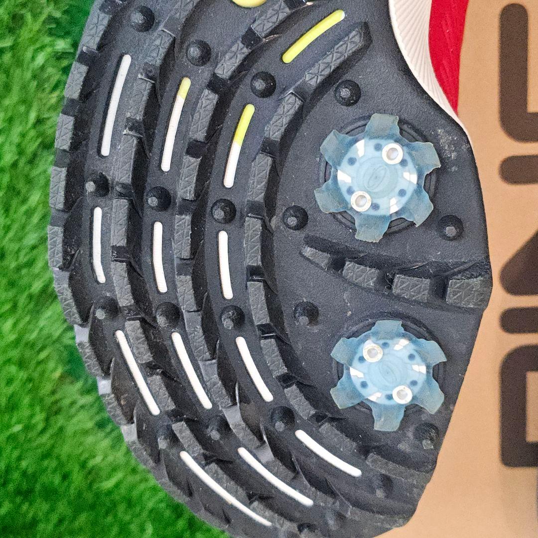 美品!! 25cm PING Xゴルフシューズ レッド ダイヤル式