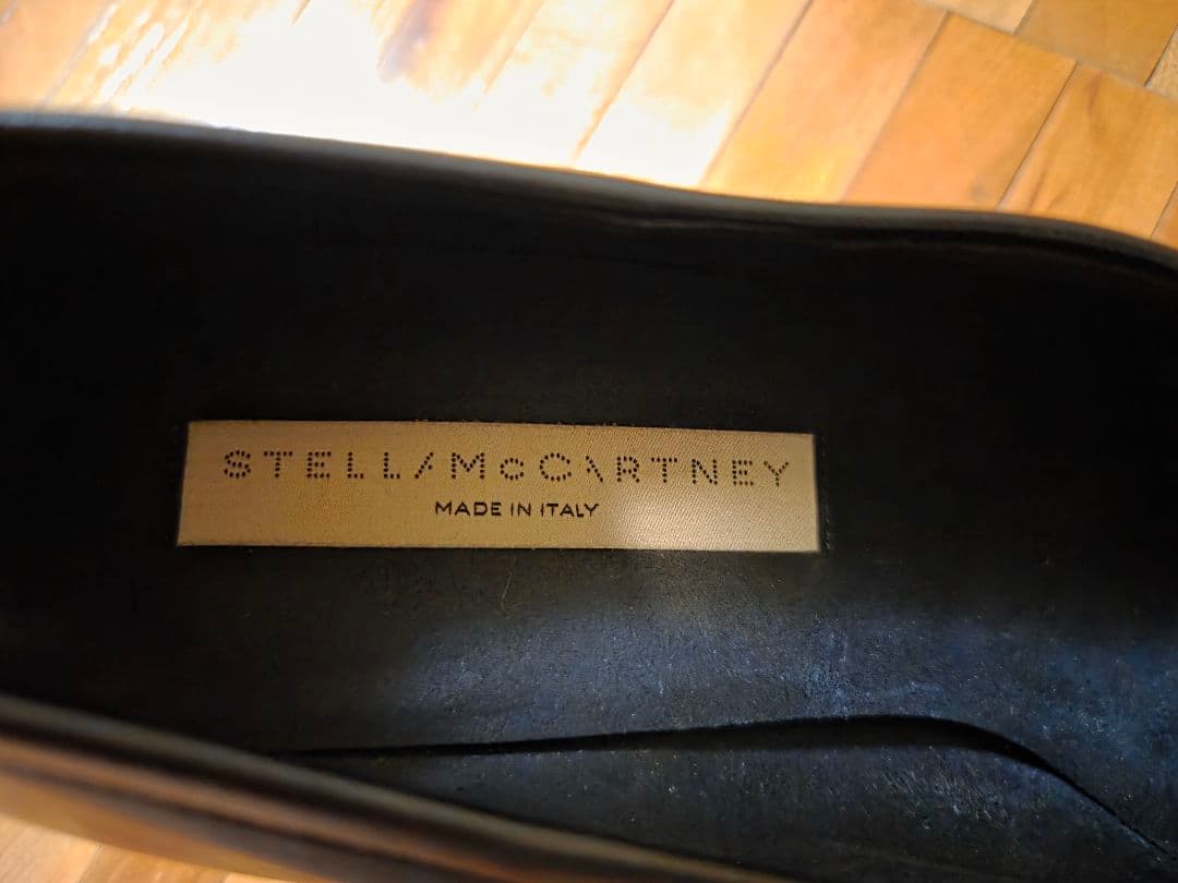 ステラマッカートニー パンプス チェーンストラップ付き ブラック 39