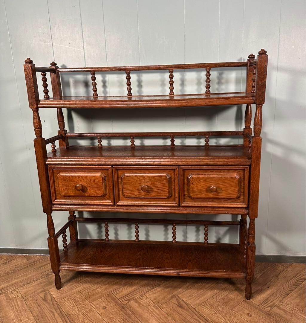 英国ヴィンテージ 飾り棚 カップボード シェルフ