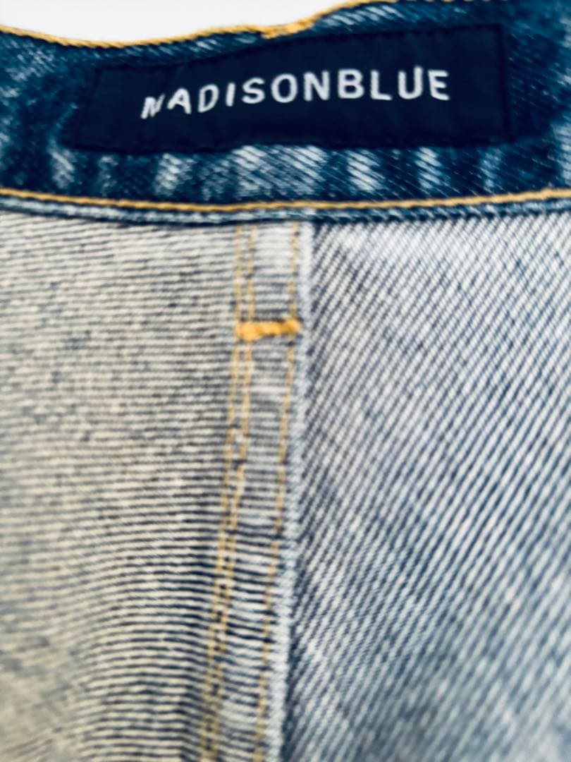 【MADISONBLUE】5PK PEMAKE A-LINEデニムスカート