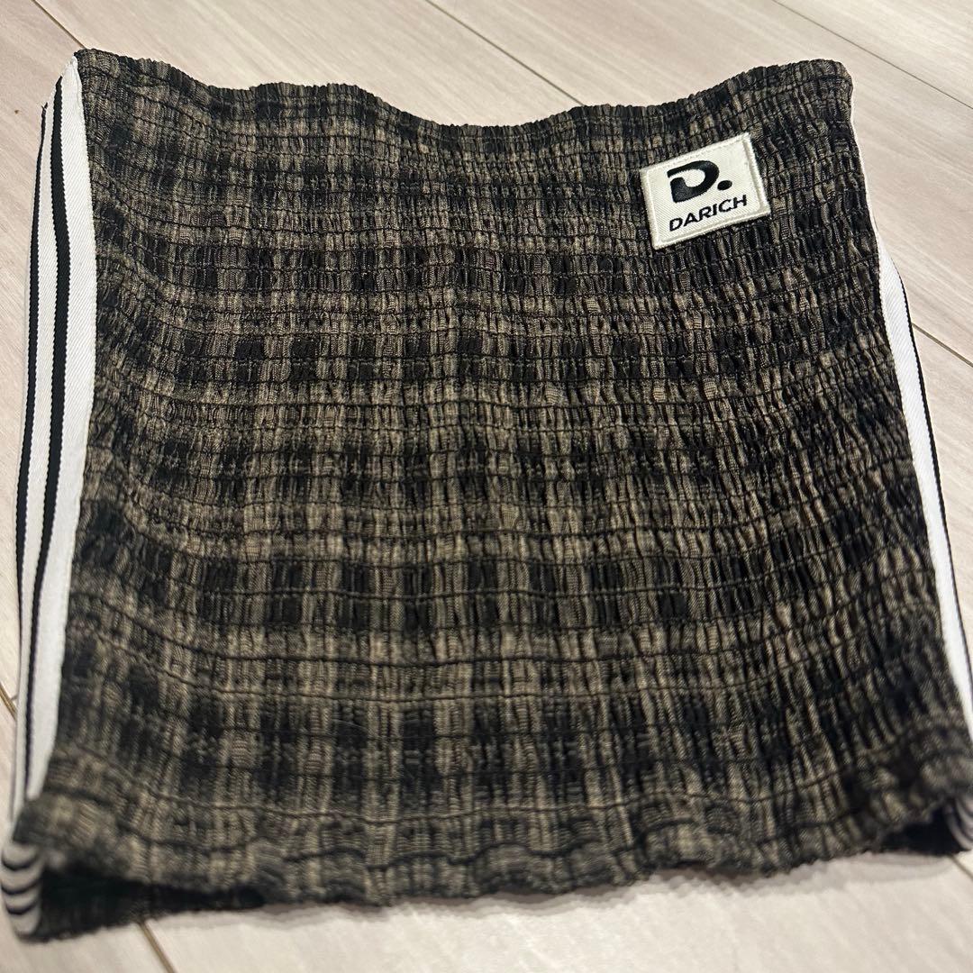 DARICH リメイクライクチェックベアトップ グリーン