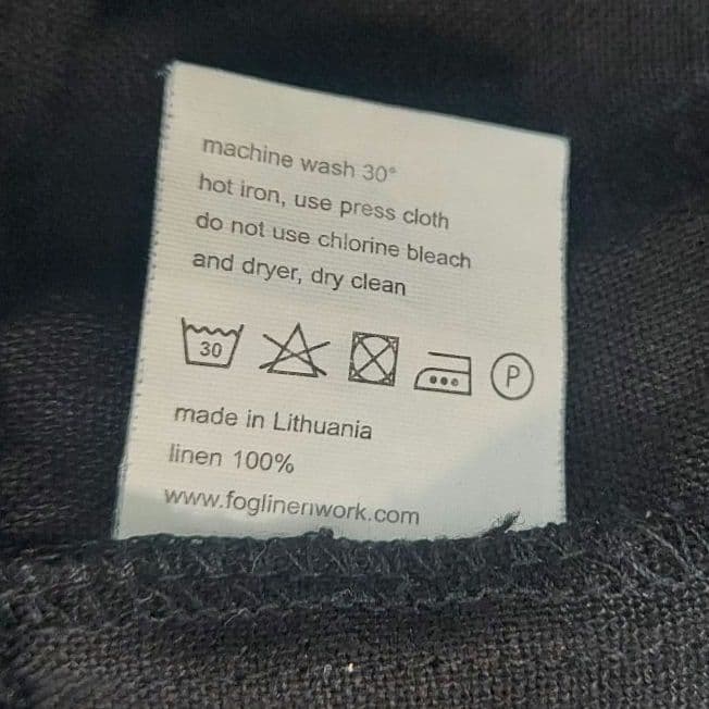 美品✨fog linen work マリ サロペット ブラック