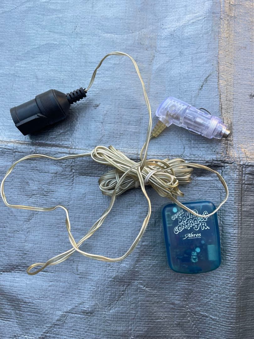 鴨*し様 当時物　90年代　abros ネオン管　サウンドコントローラー　ストロ