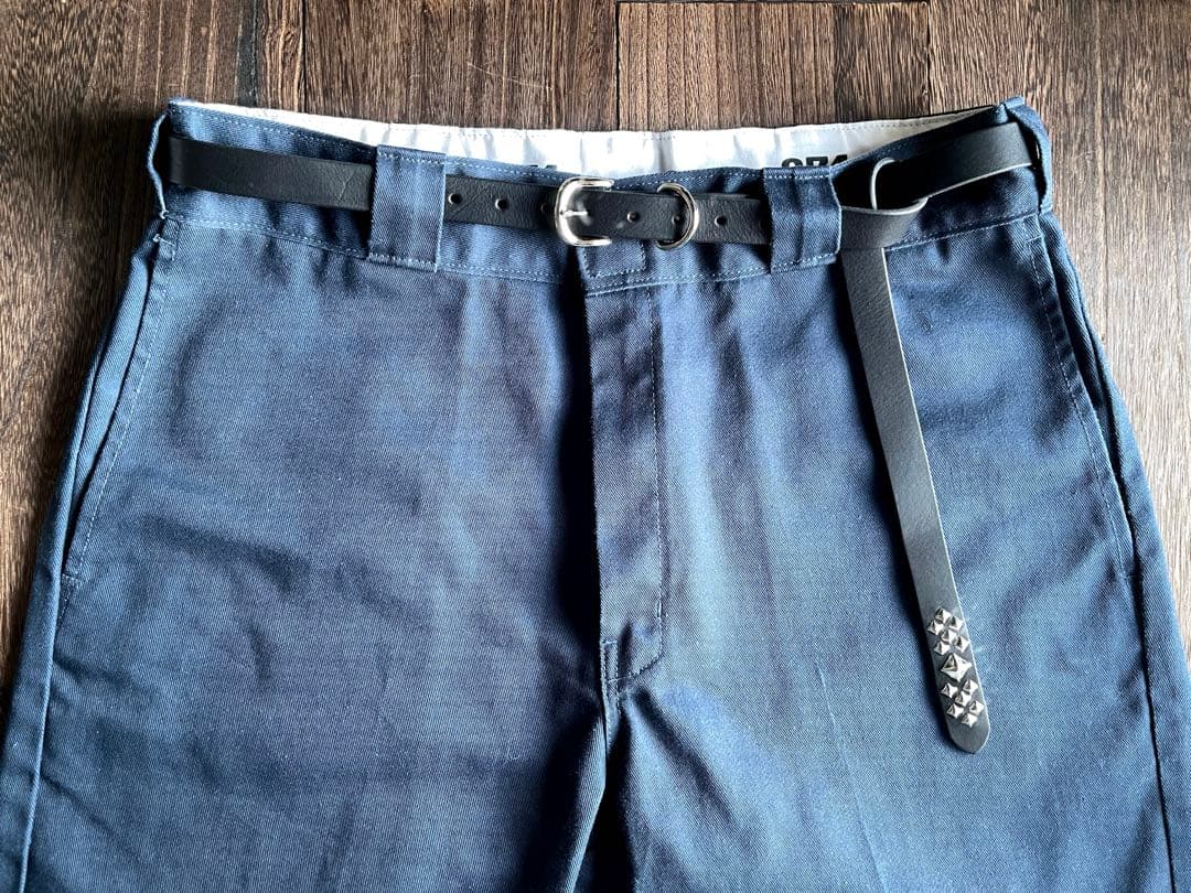 スタッズナローロングベルト　シルバー　ミッスーリ　HTC CALEE