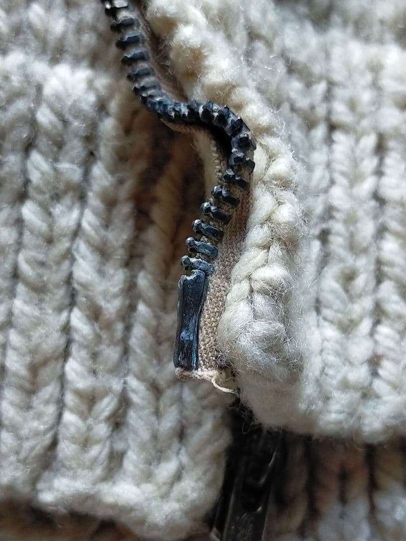 Vintage 60 70s ダイヤ柄 カウチンセーター