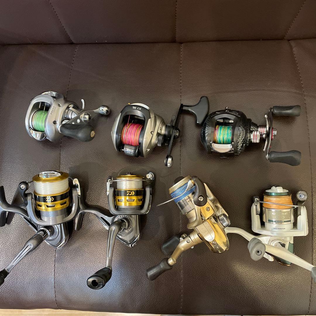 スピニング　ベイト　まとめて7台！！　ダイワ　シマノ