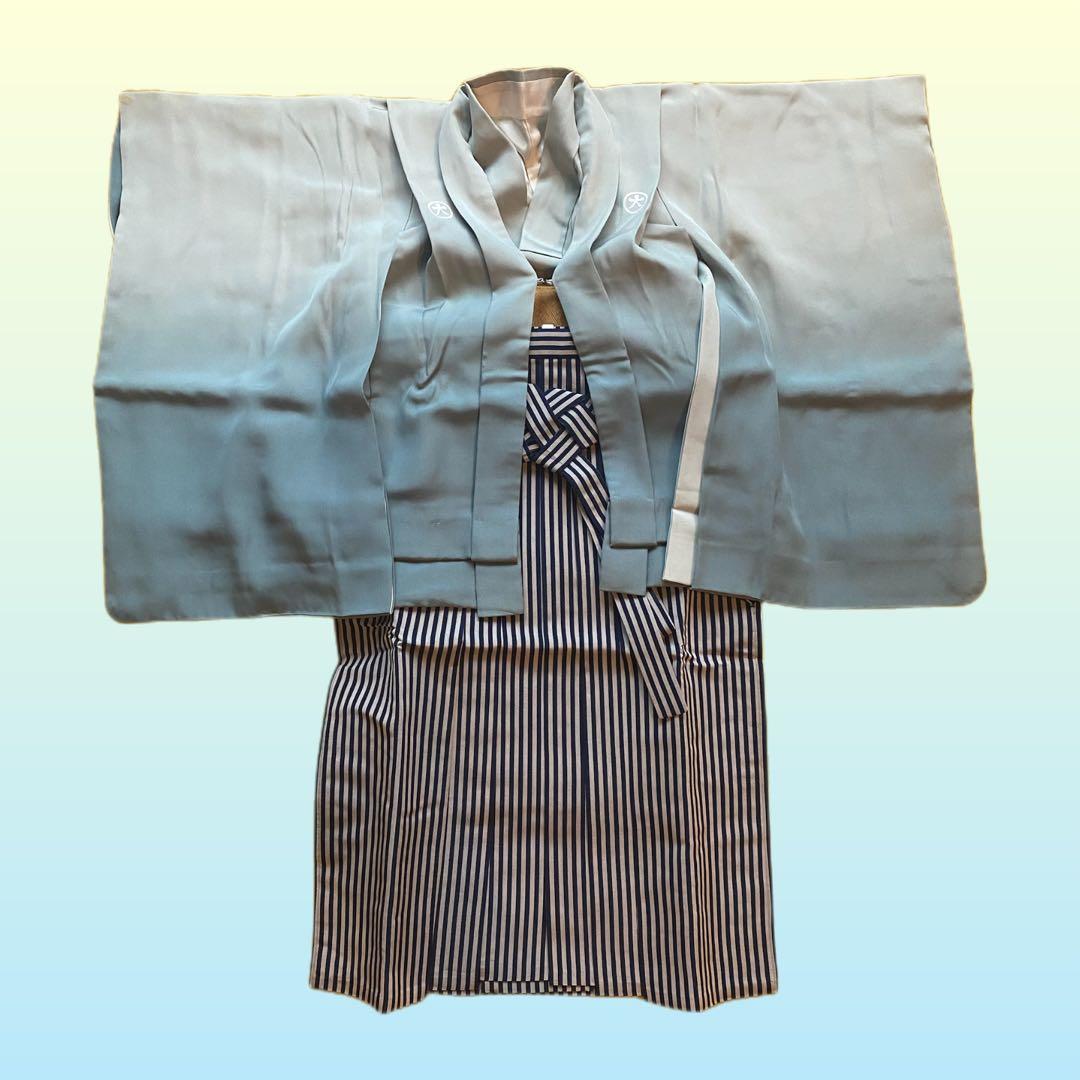 【★高島屋★】七五三　五歳　男の子　着物セット　袴　高級品　上質　日本製　正絹