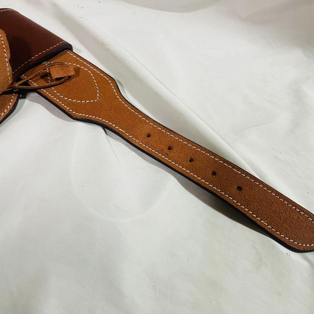 ホルスター レザー ウエスタン ガンベルト カートリッジ付き