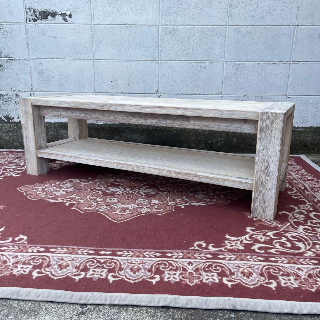 unico ウニコ◾️MANOA 木製テーブル センターテーブル テレビ台 白