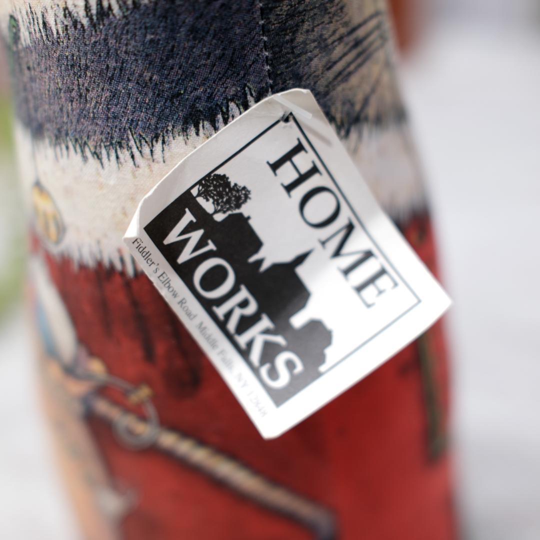 【未使用】アメリカ製 猫サンタクロース ドアストッパー