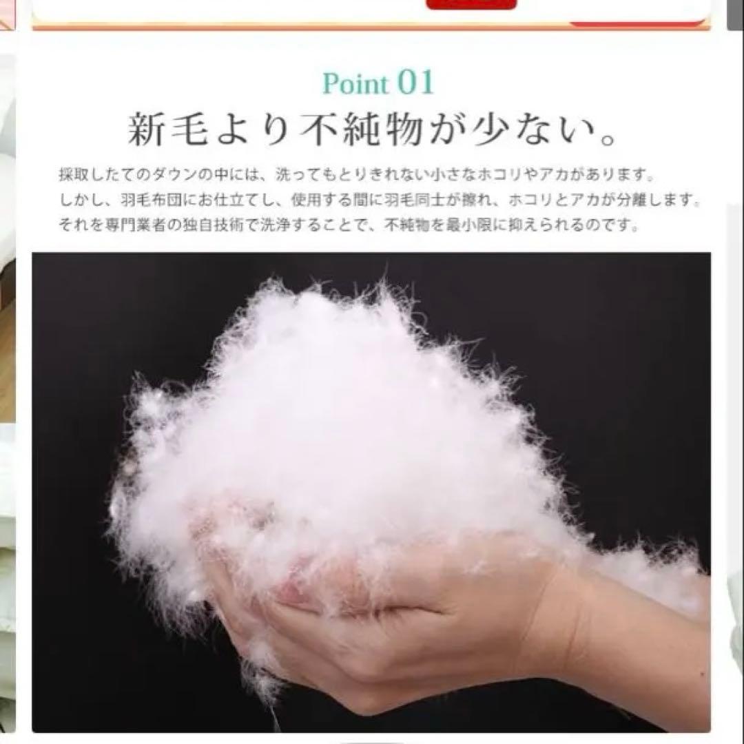 ★値下げ・新品★ 国産 羽毛掛布団 エコダウン リサイクルダウン タナカふとんS