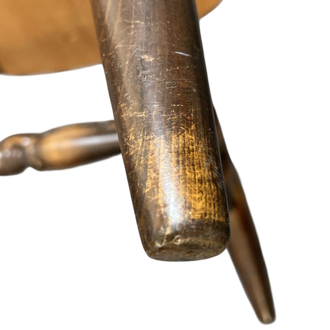 飛騨産業 ウィンザーアームチェア ダイニングチェア レトロ 椅子 キツツキマーク