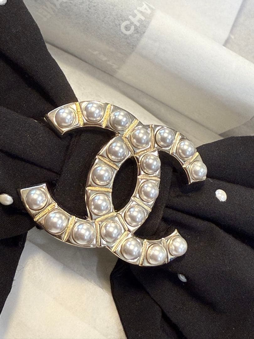 CHANEL リボンバレッタ