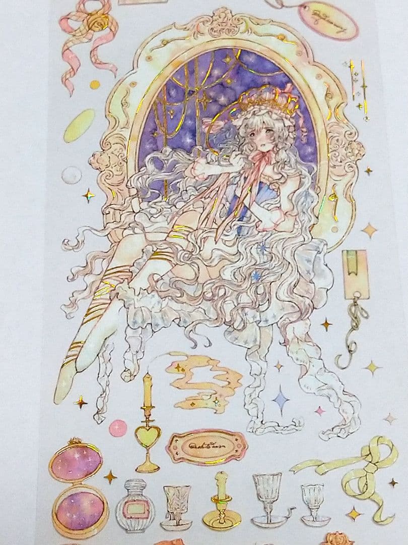 ✩のこり１✩J1105＃玩具小姐(贝壳金)说出愿望切り売り海外人物マステ女の子