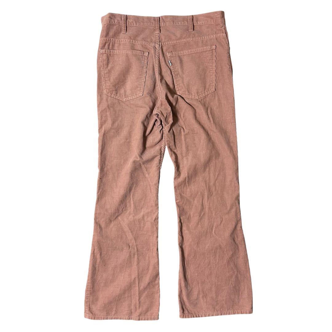 70s LEVI’S 646コーデュロイ ピンク コーズ ヴィンテージ