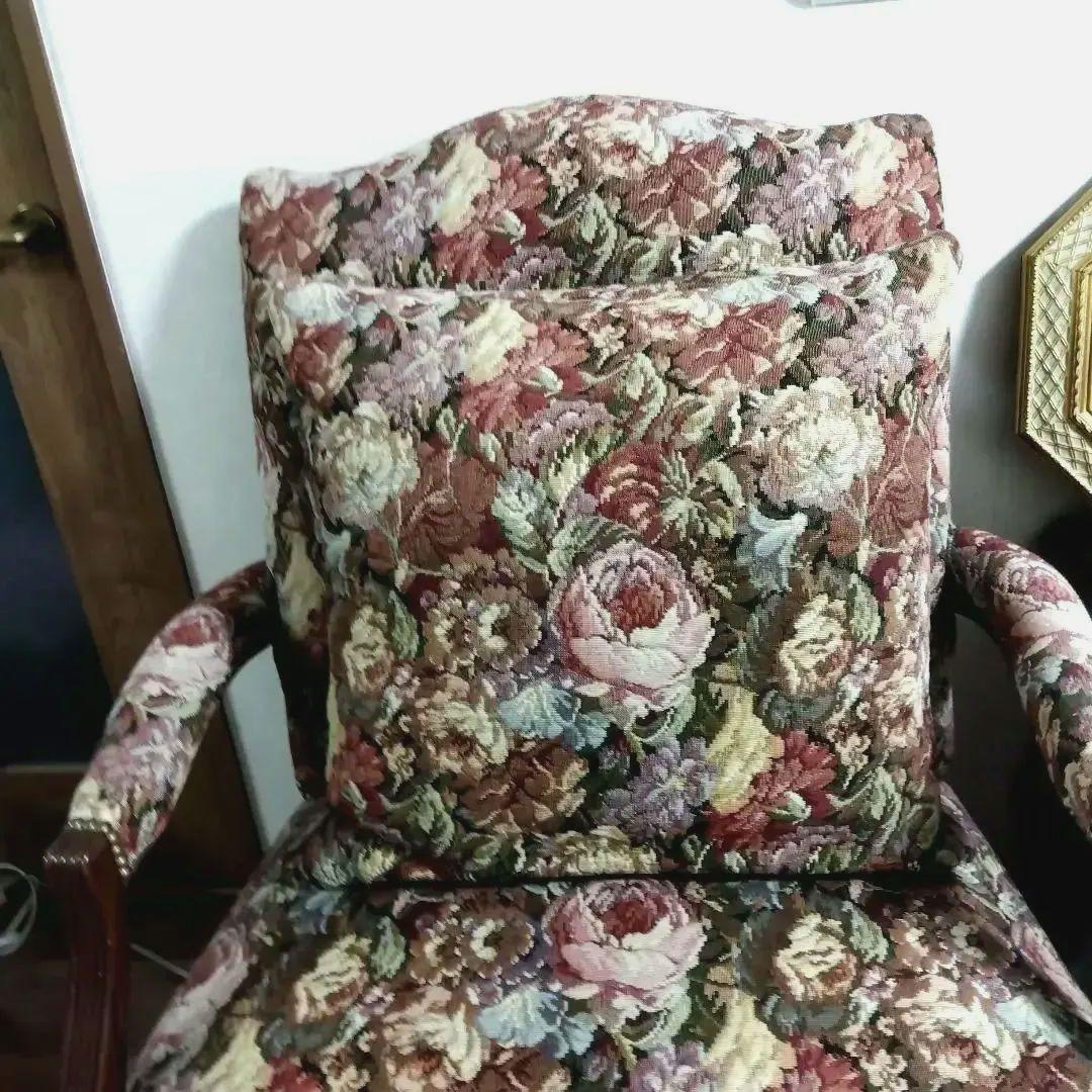 ゴブラン織クラシック　アメリカ製１人用ソファ