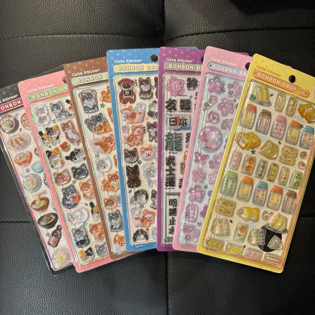 和柄　新作　第二弾　７枚セット　ボンボンドロップ