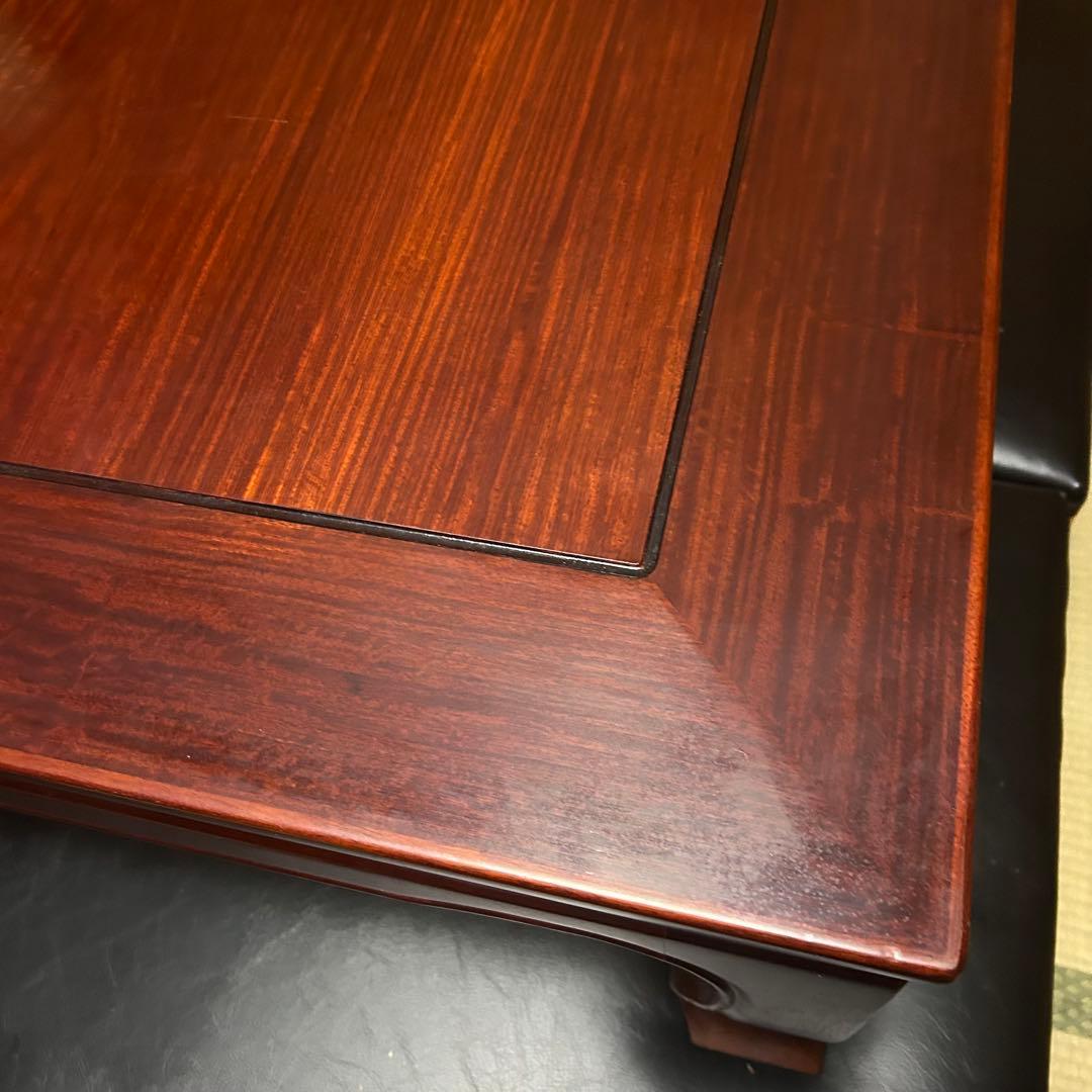 カリモク 座卓 ちゃぶ台 ローテーブル　84角　猫脚　アンティーク家具　レトロ