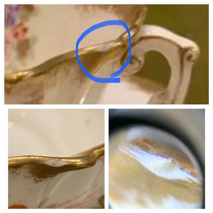 【希少】100年越え！ハマースレイ　アンティーク　ドレスデンスプレー