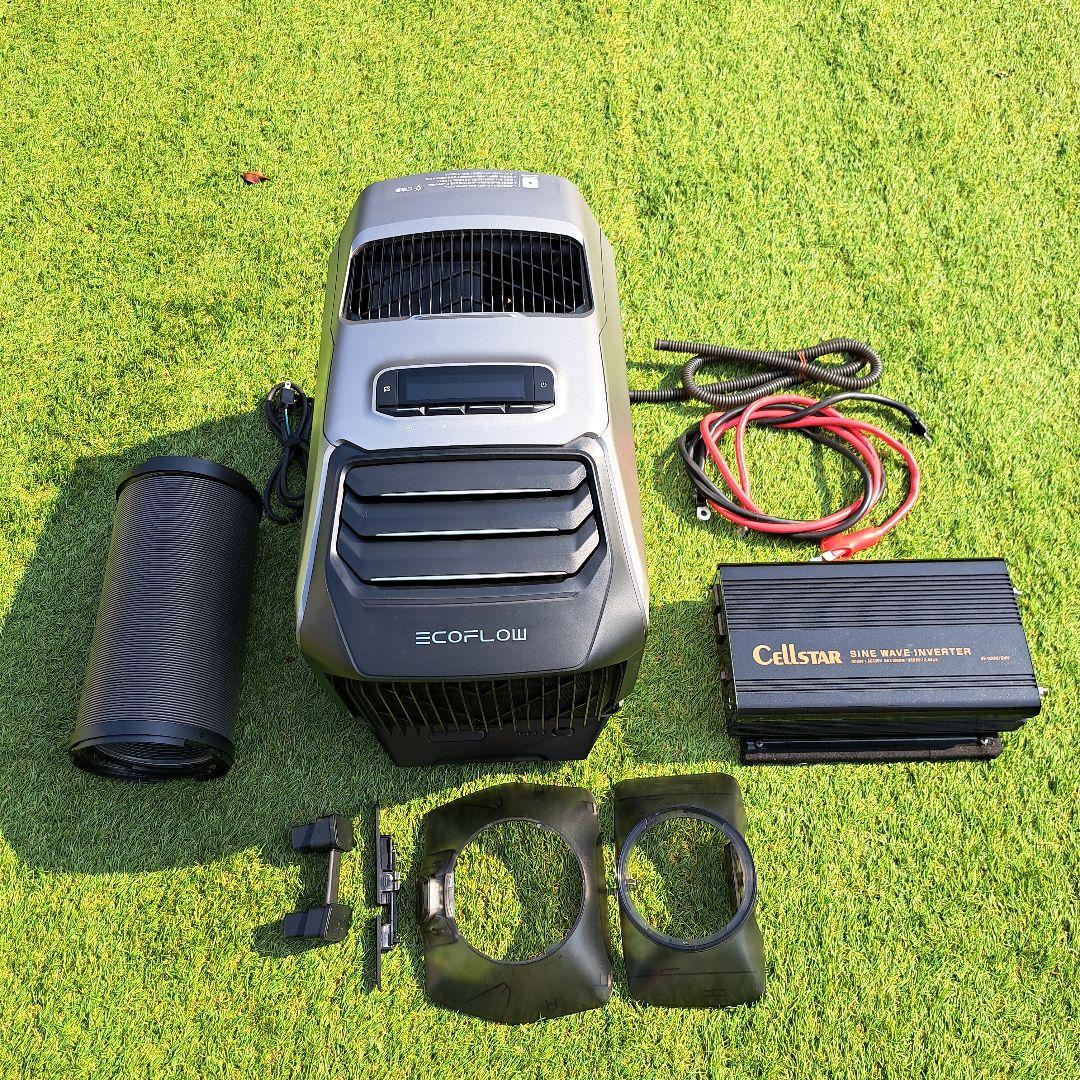 EcoFlow WAVE2 冷暖房ポータブルエアコン本体、バッテリーパックセット