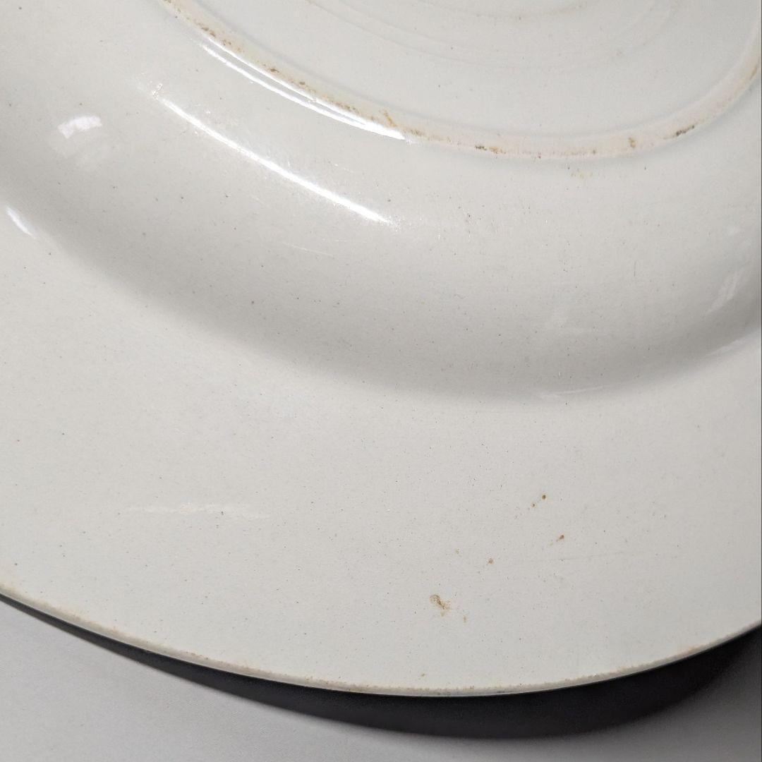 フランス　クレイユモントローBearnバスク柄プレート平皿