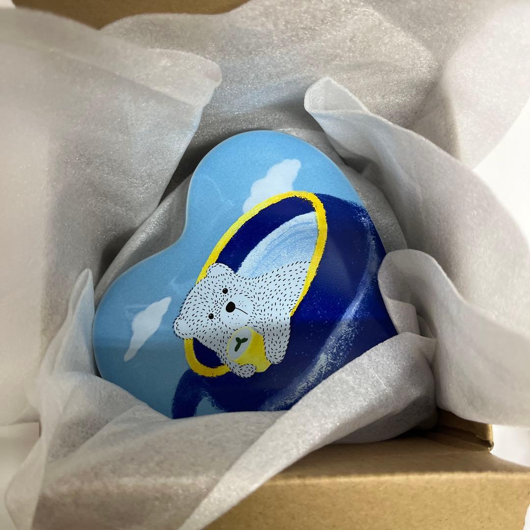 ルシャトー 青い空とクマの夢物語 バレンタイン 有田焼★容器のみのお取引きです