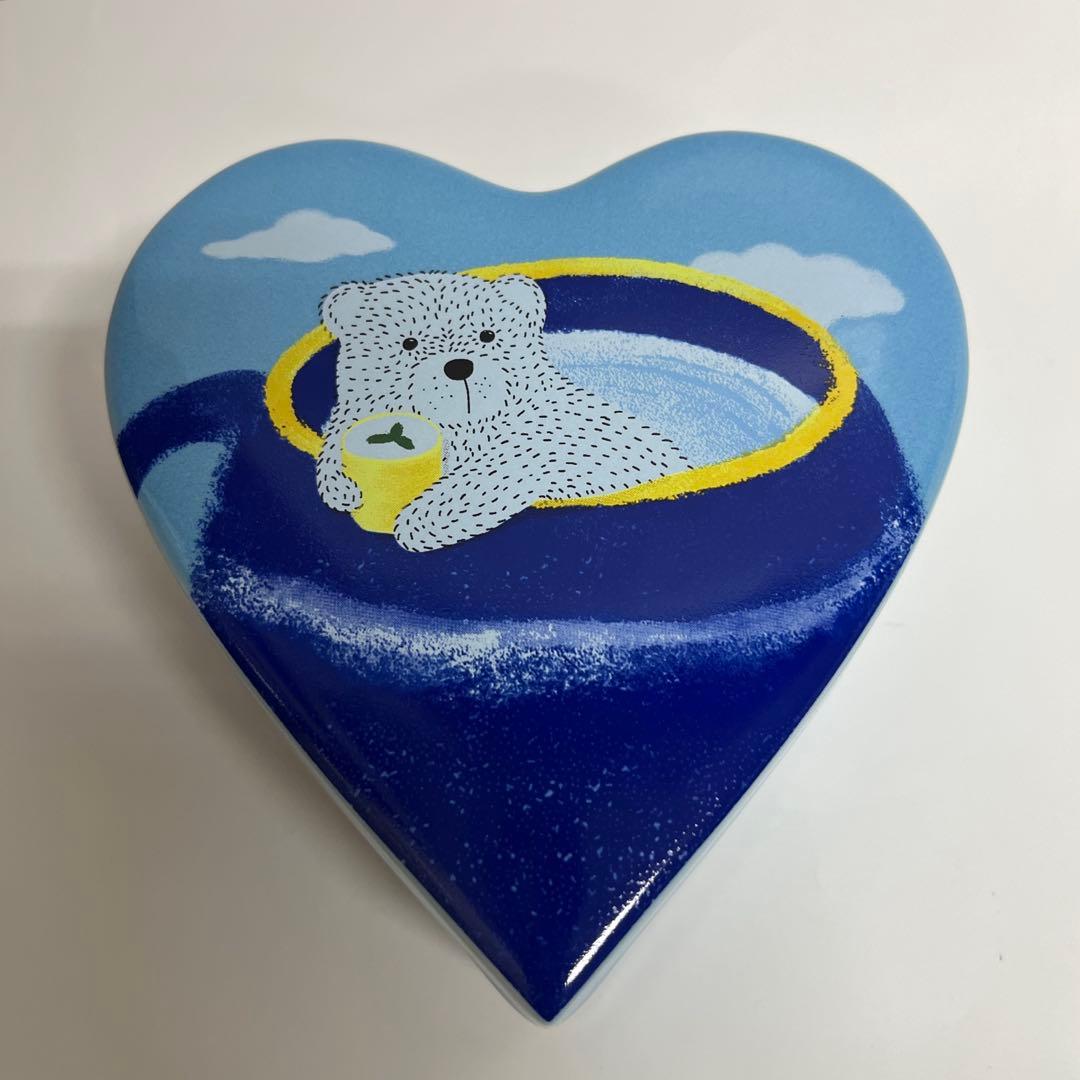 ルシャトー 青い空とクマの夢物語 バレンタイン 有田焼★容器のみのお取引きです