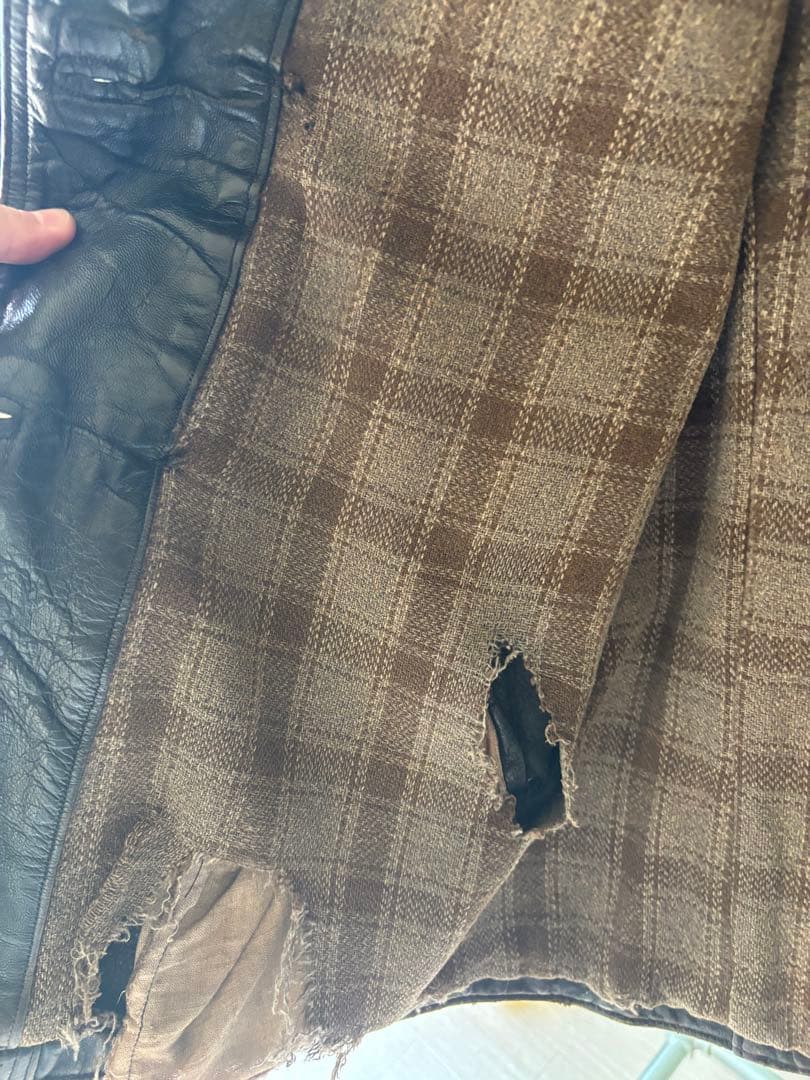 50s フレンチヴィンテージ コルビジェジャケット レザージャケット