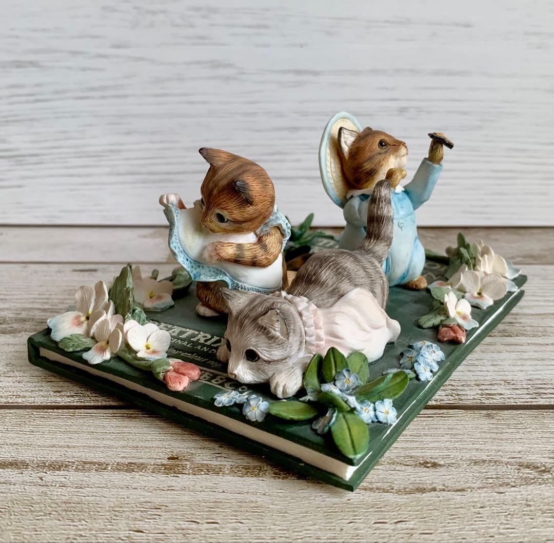 こねこのトムのおはなし タブロー フィギュリン 置物 ビアトリクスポター