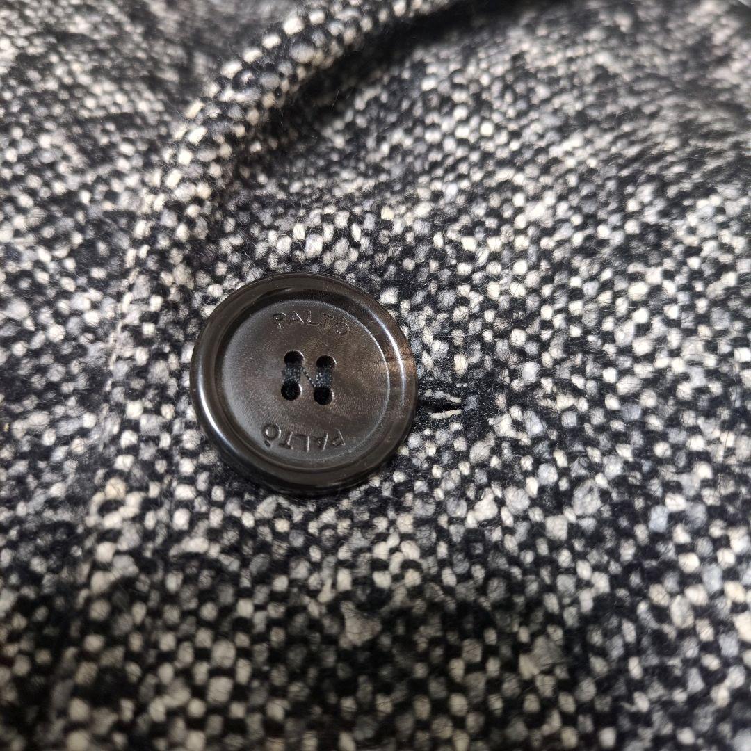 新品✨PALTO シルク アンゴラ混 ダブル チェスターコート ツイード 2XL