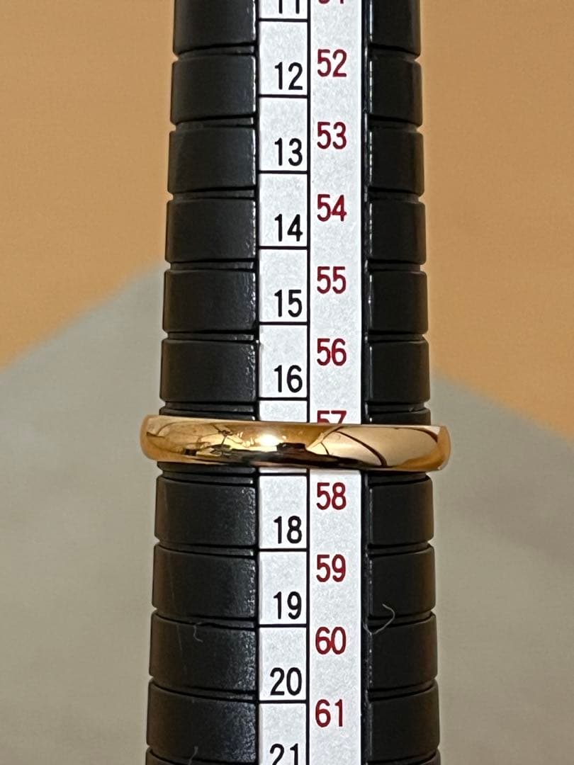 【美品】K18リング17号2.9g
