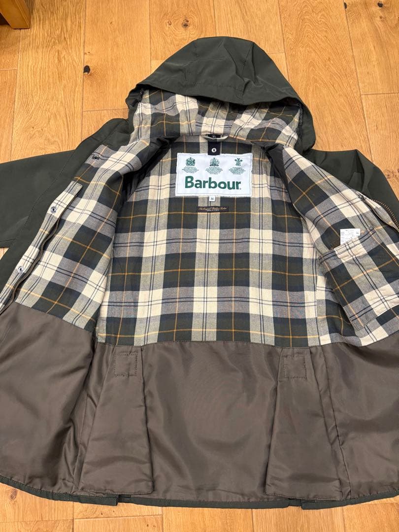 M*a様 BARBOUR バブアー　フーデッドビデイルSL 2レイヤー ノンオイ