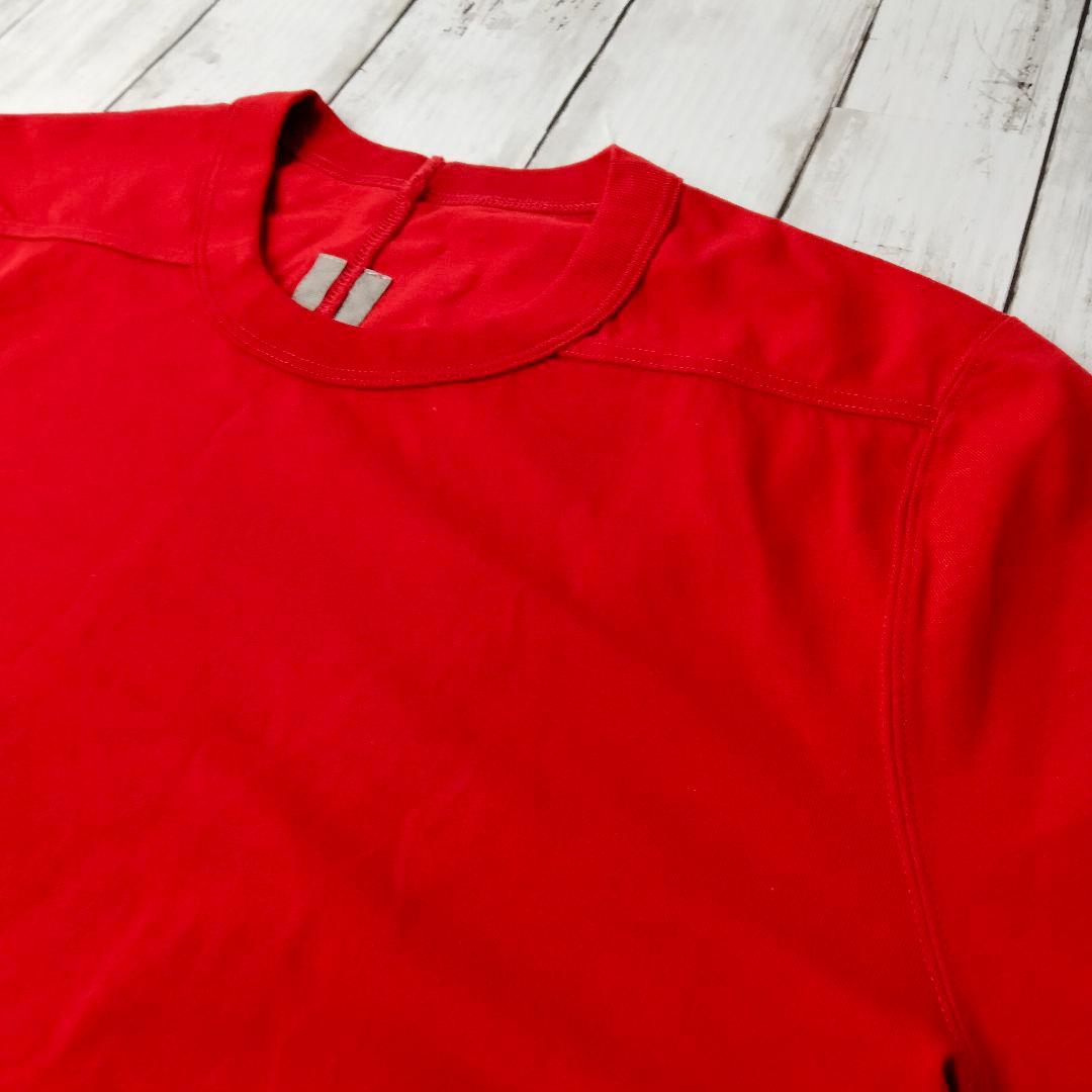 リックオウエンス【美品】Tシャツ　Ｌサイズ　RICK OWENS　赤