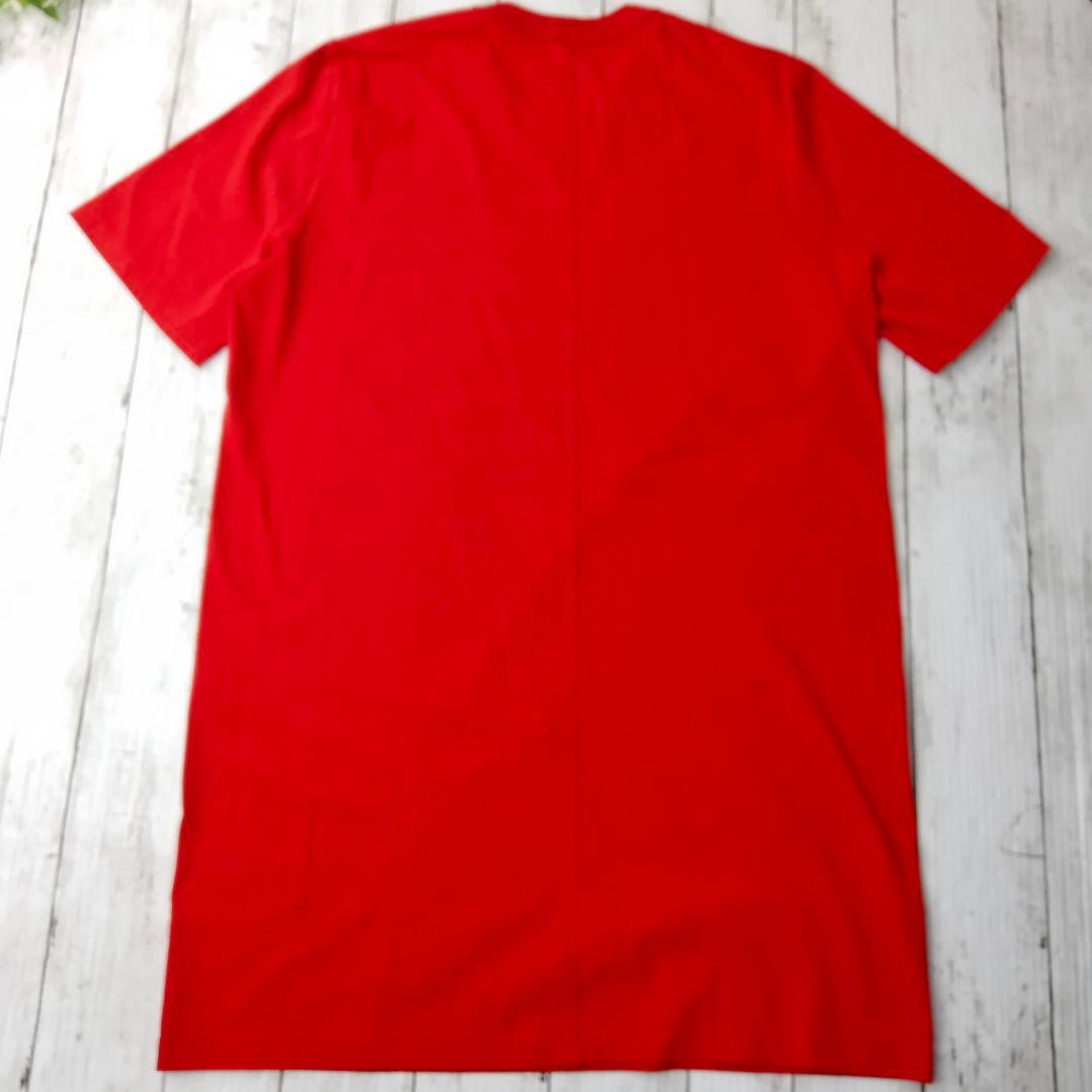 リックオウエンス【美品】Tシャツ　Ｌサイズ　RICK OWENS　赤
