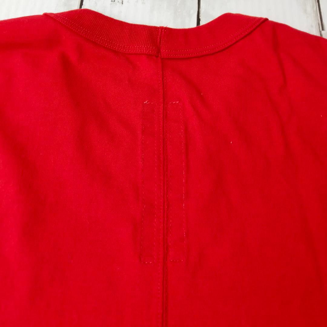 リックオウエンス【美品】Tシャツ　Ｌサイズ　RICK OWENS　赤