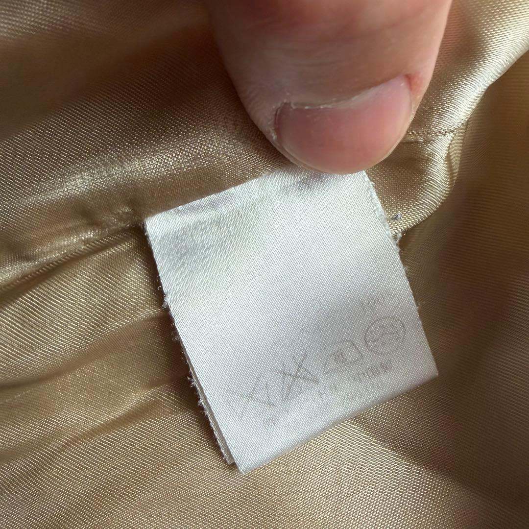 美品XLサイズ相当カシミヤ100% イネド　ベルテッドコート　ロング　ベージュ