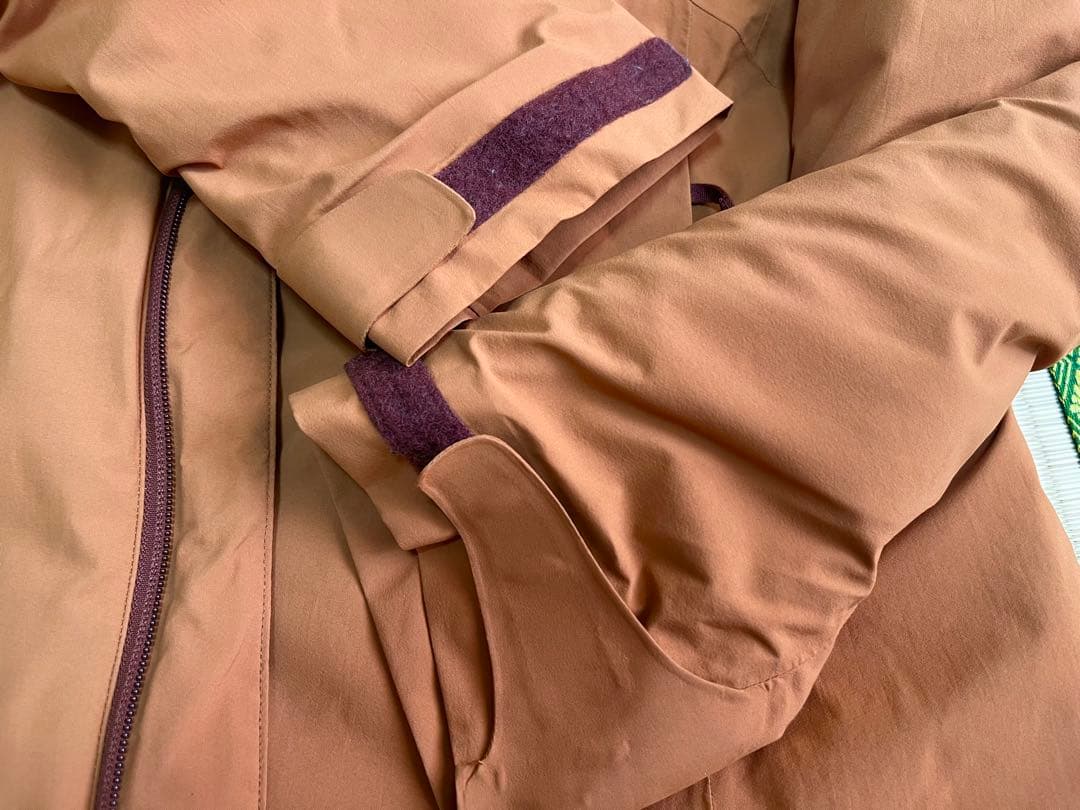 アークテリクス　ロングコート　ブラウン　オレンジ　Ｌ