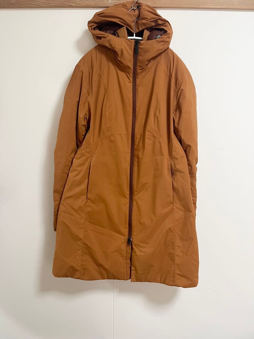 アークテリクス　ロングコート　ブラウン　オレンジ　Ｌ