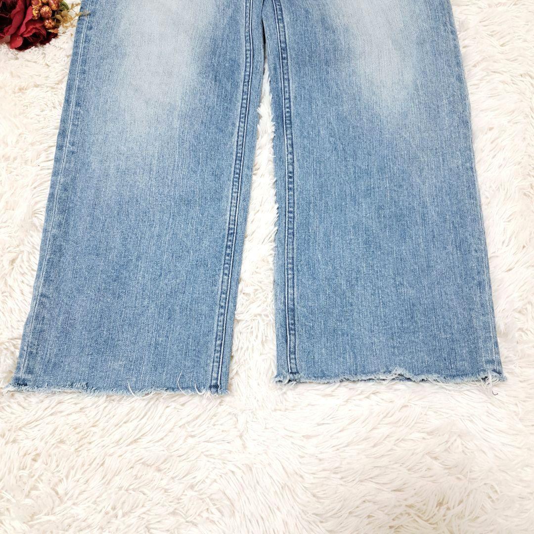 【美品】YANUK LILITH ワイドストレート デニム 25 CCS