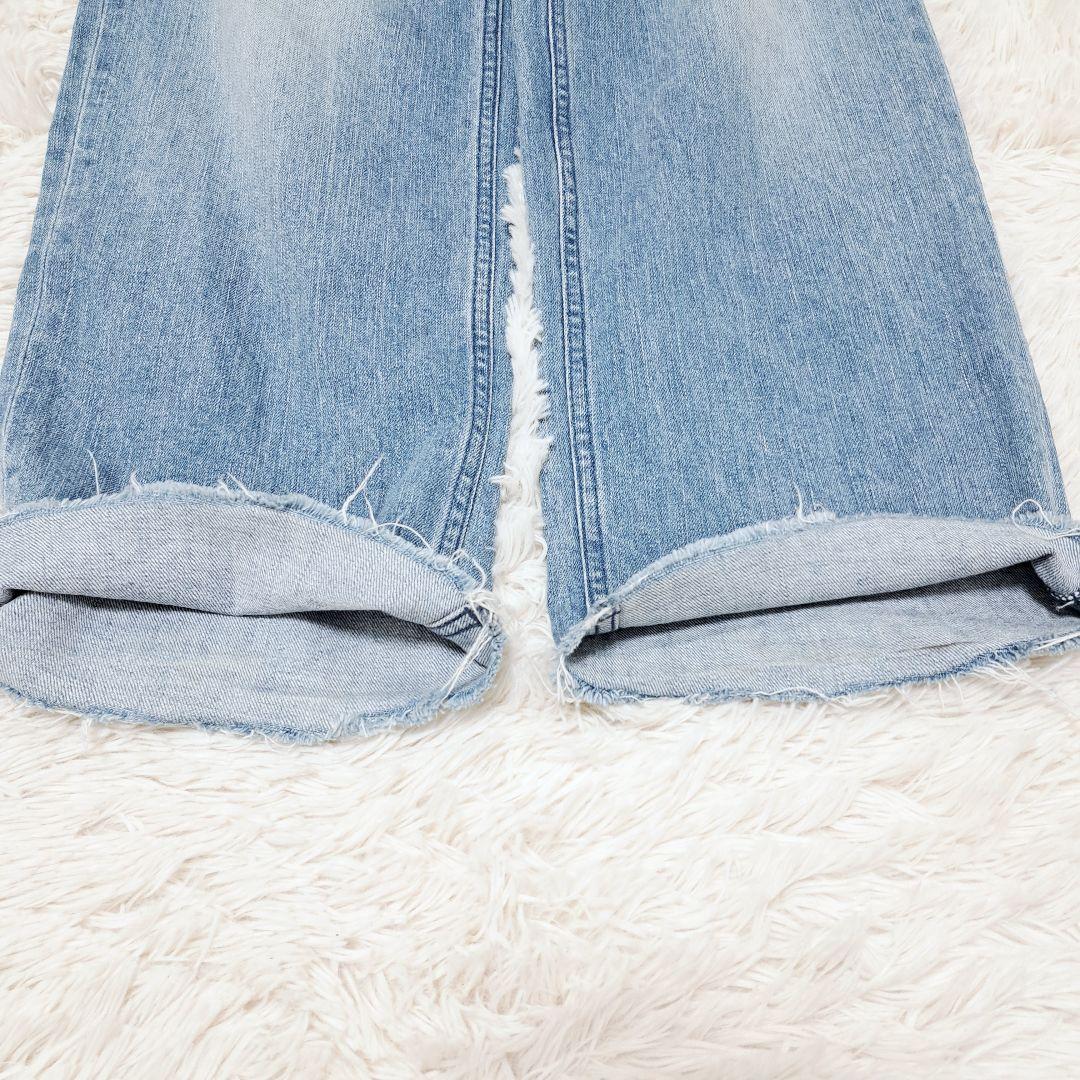 【美品】YANUK LILITH ワイドストレート デニム 25 CCS