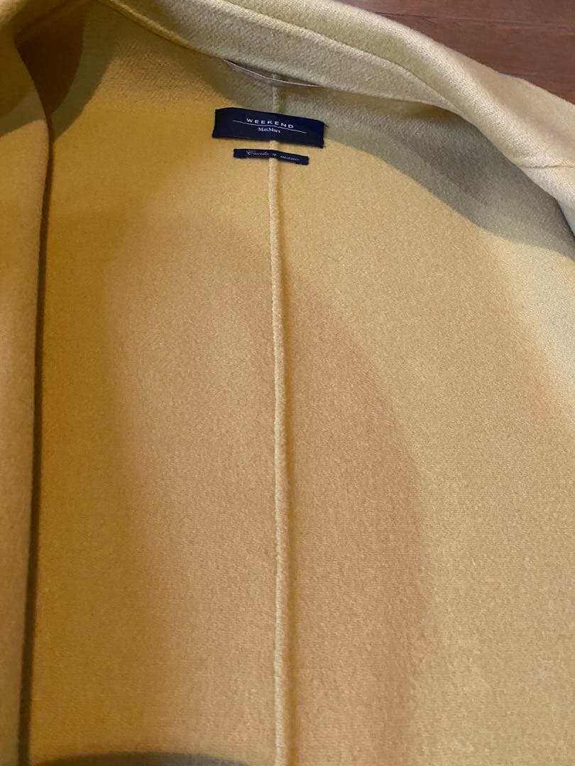 Weekend MaxMara マスタードイエロー　コート