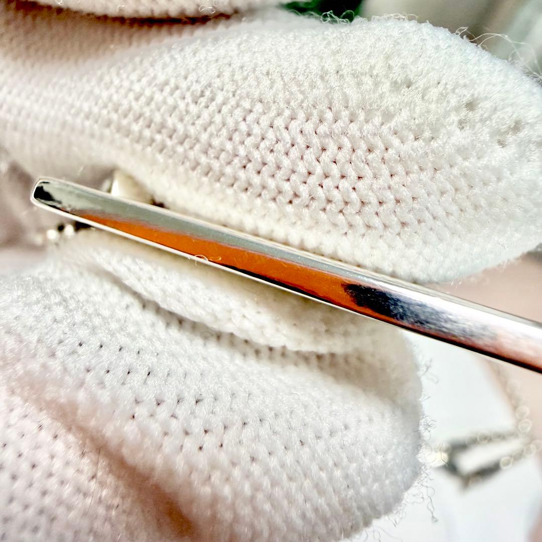 極美品 GUCCI グッチ シルバー 925 プレート Gロゴ ネックレス