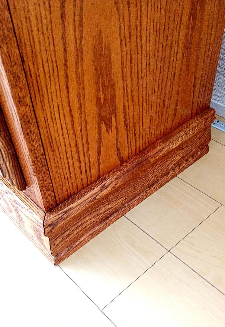 【希少・総無垢オーク心材】アメリカ輸入チェスト