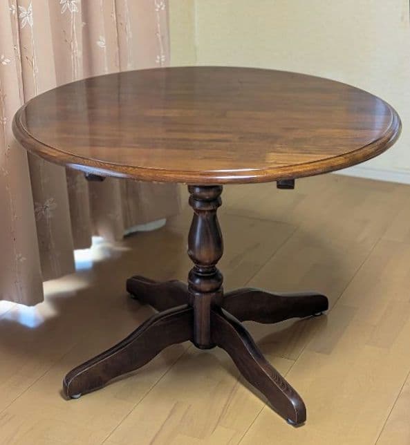 柏木工 ラウンドテーブル ヴィンテージ品 送料込・匿名配送