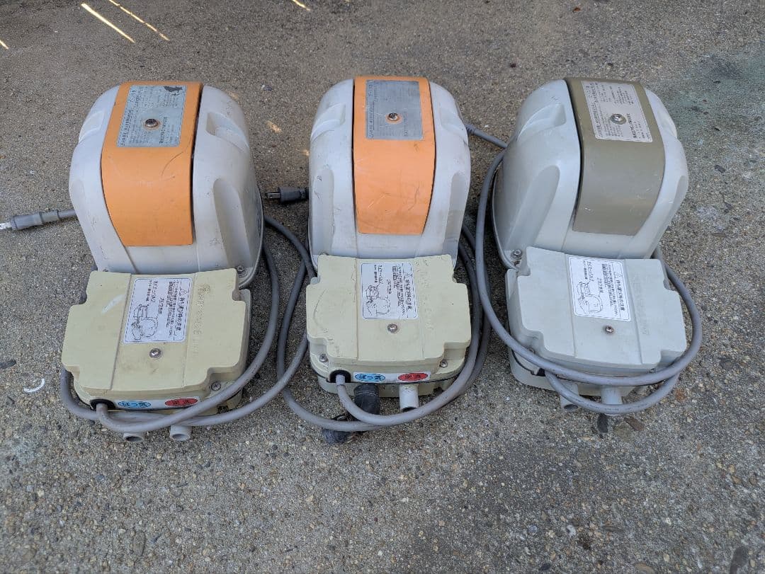 ジャンク　安永 AP-100WY 3台セット　浄化槽 ブロワーエアーポンプ